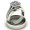 1.13ct Brilliant Cut Diamond Double Halo Gold Complete Set - 04US09C